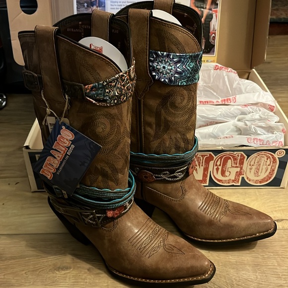 DURANGO CRUSH western style Country Boots Size: 7.5 M NWT - Picture 2 of 6